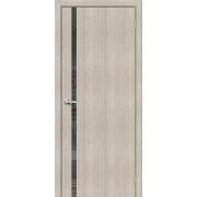Дверь межкомнатная Браво-1.55 Cappuccino Melinga Mirox Grey mr.wood