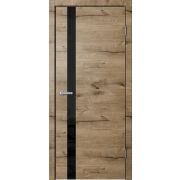 Межкомнатная дверь FUSION 01 ПО ЧЕРНЫЙ ПЛАСТИК