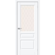 Межкомнатная дверь Неоклассик-35 White Silk White Сrystal