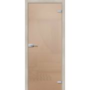 Стеклянные двери BravoGlass Лайт Бронза Сатинато