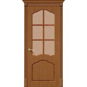 Дверь межкомнатная Каролина Ф-11 Орех Риф. BRAVO