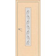 Дверь межкомнатная Рондо Ф-22 БелДуб Худ. BRAVO