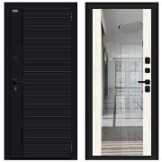 Дверь входная Лайнер-3 Total Black/Nordic Oak BRAVO